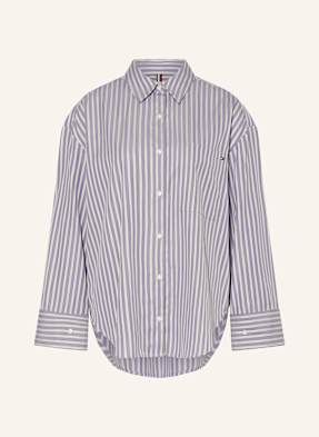 Tommy Hilfiger Košilová Halenka fialová / zelená / bílá