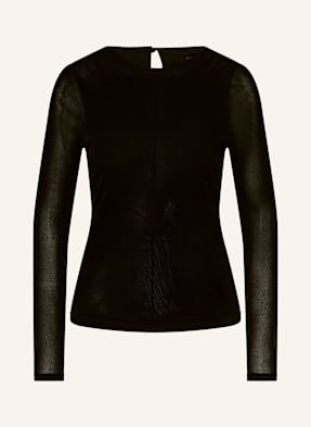 Ted Baker Tričko S Dlouhým Rukávem Sancie Ze Sametu černá