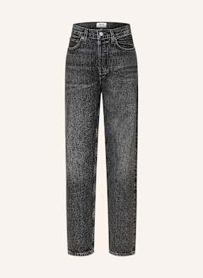 Agolde Straight Džíny Kelly In Eclipse eclp eclipse (wsh vint blk)