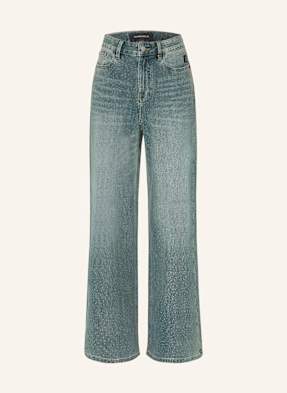 Elias Rumelis Wide Leg Džíny Kalea Sparkle S Ozdobnými Kamínky 1161 sky grey blue