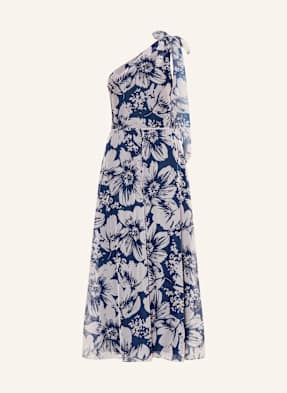 Adrianna Papell One-Shoulder Overal tmavě modrá / světle fialová