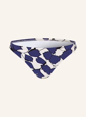 Maryan Mehlhorn Basic-Bikini-Hose Blue Leaves blau