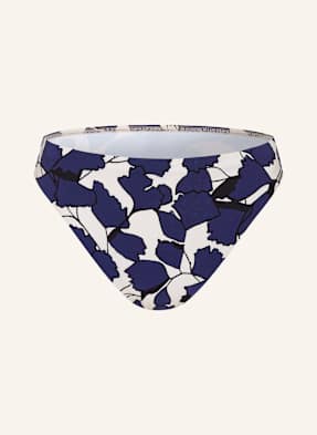 Maryan Mehlhorn Basic Bikinové Kalhotky Blue Leaves modrá / krémová / černá