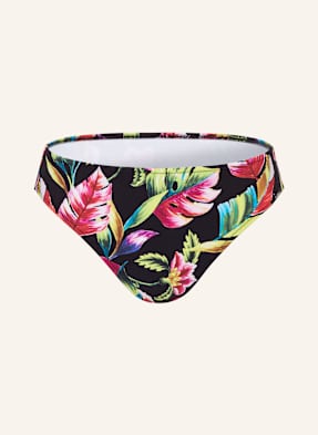 Lidea Basic Bikinové Kalhotky Exotic Blaze černá / světle zelená / fuchsiová