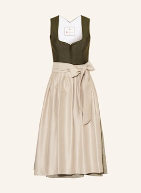 Heimatglück Tracht Dirndl olivová