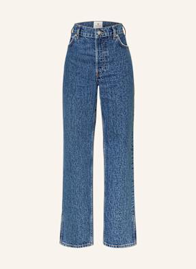 Anine Bing Džíny Roy washed blue clean indigo denim