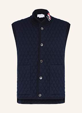 Thom Browne. Prošívaná Vesta tmavě modrá