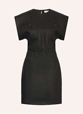 Reiss Leinenkleid Karly schwarz