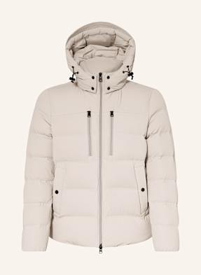 Woolrich Péřová Bunda S Odnímatelnou Kapucí krémová