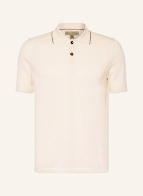 Marc O'polo Strick-Poloshirt weiss