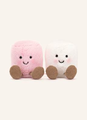 Jellycat Plyšová Hračka Amuseables Pink And White Marshmallows bílá / světle růžová