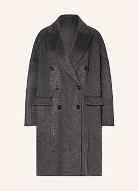 Brunello Cucinelli Cashmere-Mantel grau