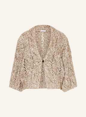Brunello Cucinelli Strickjacke Mit Cashmere Und Pailletten braun