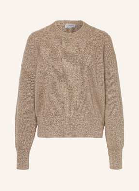 Brunello Cucinelli Cashmere-Pullover braun