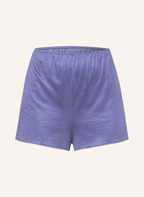 Mey Schlafshorts Serie So Elegant Aus Satin blau