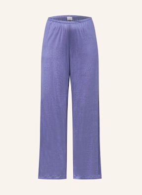 Mey Schlafhose Serie Pure Shine Aus Satin blau