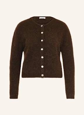 American Vintage Strickjacke Mit Alpaka braun