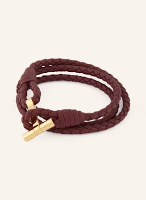 Tom Ford Lederarmband rot