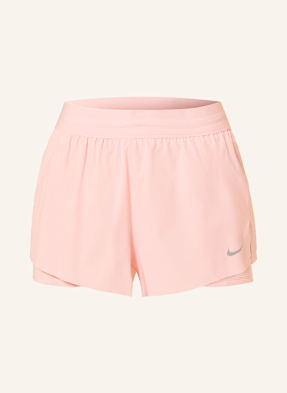 Nike 2-In-1-Laufshorts Dri-Fit Swift orange