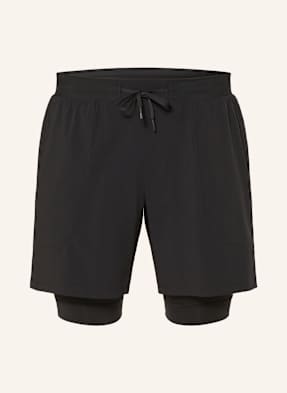 Lululemon Tréninkové Šortky 2V1 License To Train 7in černá