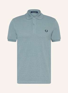 Fred Perry Piqué Polokošile Regular Fit černošedá