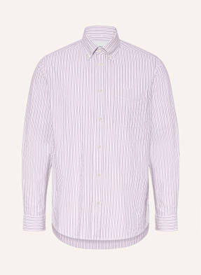 Les Deux Košile Kent Comfort Fit světle fialová / bílá / černá