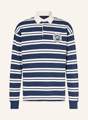 Tommy Hilfiger Rugbyové Tričko modrá / krémová