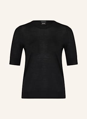 Boss Strickshirt Farbella schwarz