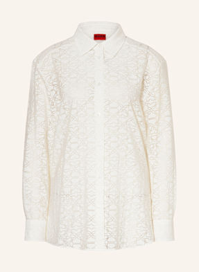 Hugo Oversized-Bluse The Oversize Shirt weiss