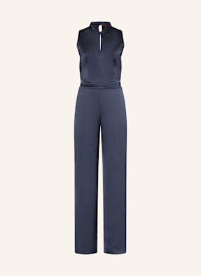 Hugo Satin-Jumpsuit Kifera Mit Cut-Outs blau