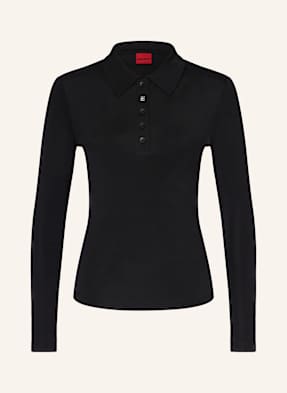 Hugo Jersey-Poloshirt Darosevil schwarz