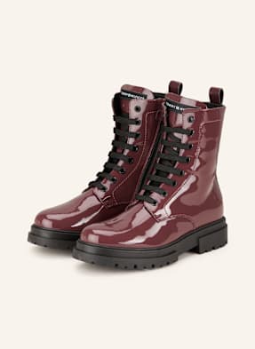 Tommy Hilfiger Schnürboots rot