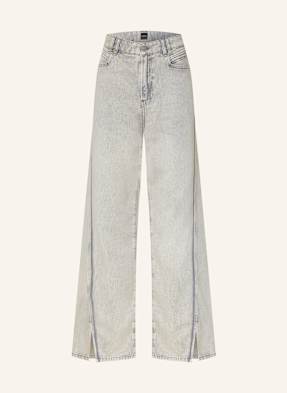 Boss Wide Leg Jeans Marlene grau