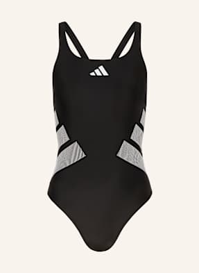 Adidas Badeanzug Logo C-Back schwarz