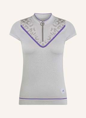 Adidas By Stella Mccartney Funkční Polokošile Adidas By Stella Mccarteney světle šedá / tmavě šedá