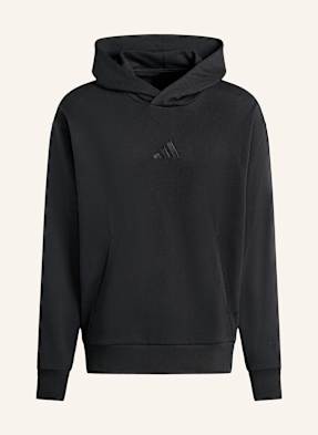 Adidas Oversized Mikina S Kapucí All Szn French Terry černá