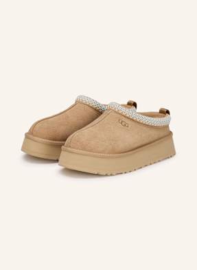 Ugg Plateau-Pantoletten Tazz beige