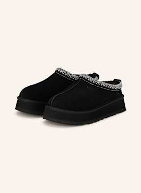Ugg Plateau-Pantoletten Tazz schwarz