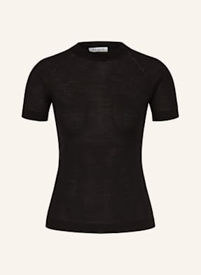 Alaïa Úpletové Tričko černá