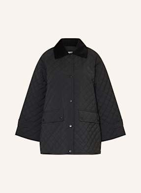 Mrs & Hugs Steppjacke schwarz