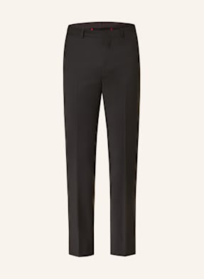Hugo Oblekové Kalhoty Hesten Slim Fit černá