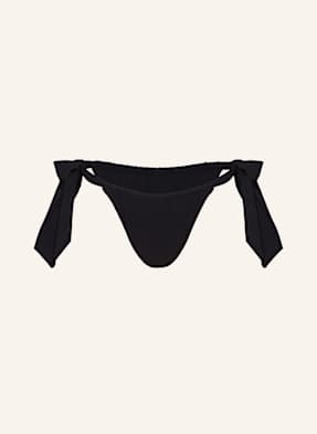 Faithfull The Brand Bikinové Kalhotky Brazilky Costa černá