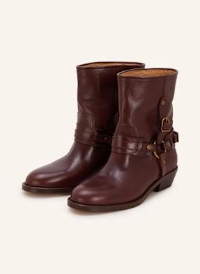 Isabel Marant Biker-Boots Ildred Mit Nieten braun