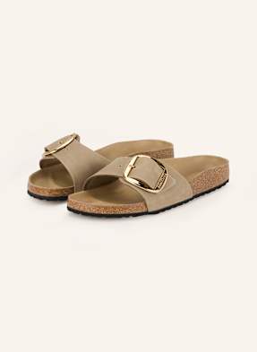 Birkenstock Pantofle Madrid Big Buckle béžová