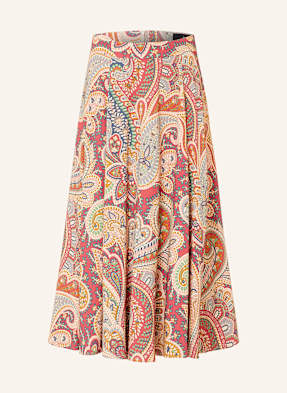 Etro Faltenrock rot