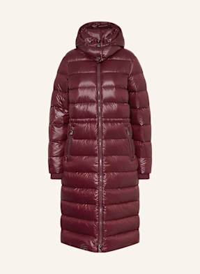 Tommy Hilfiger Péřový Kabát S Odnímatelnou Kapucí tmavě červená