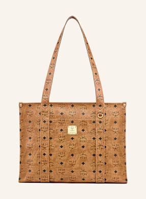 Mcm Shopper Aren Visetos braun