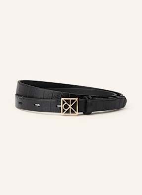 Calvin Klein Ledergürtel schwarz