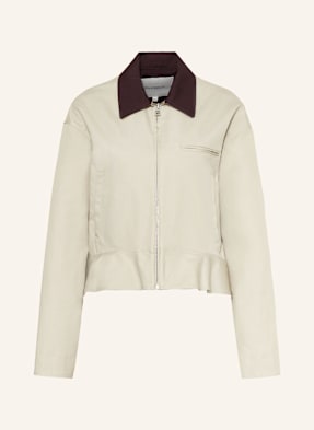 Jw Anderson Bunda Hranatého Střihu světle hnědá / tmavě hnědá