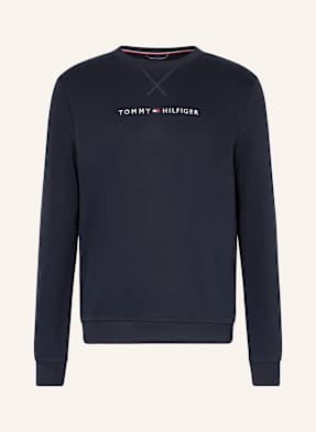 Tommy Hilfiger Pohodlná Domácí Mikina tmavě modrá